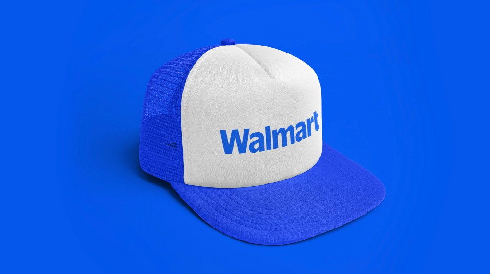 Wordmark inspirado no boné de Sam Walton