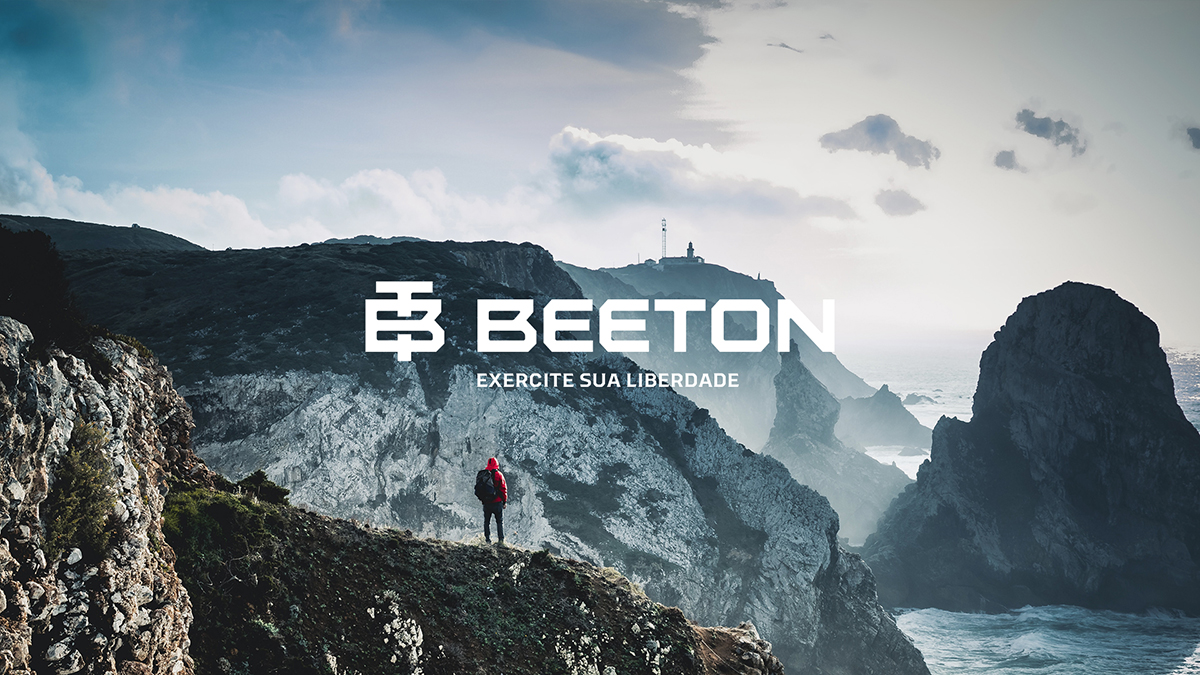 Criação de logotipo para marca de calçados Beeton.