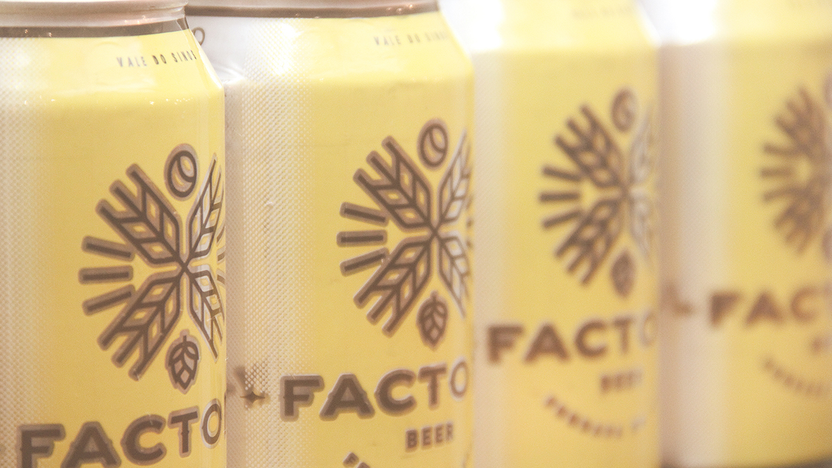 Design de embalagens para Factory Beer